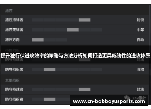 提升独行侠进攻效率的策略与方法分析如何打造更具威胁性的进攻体系